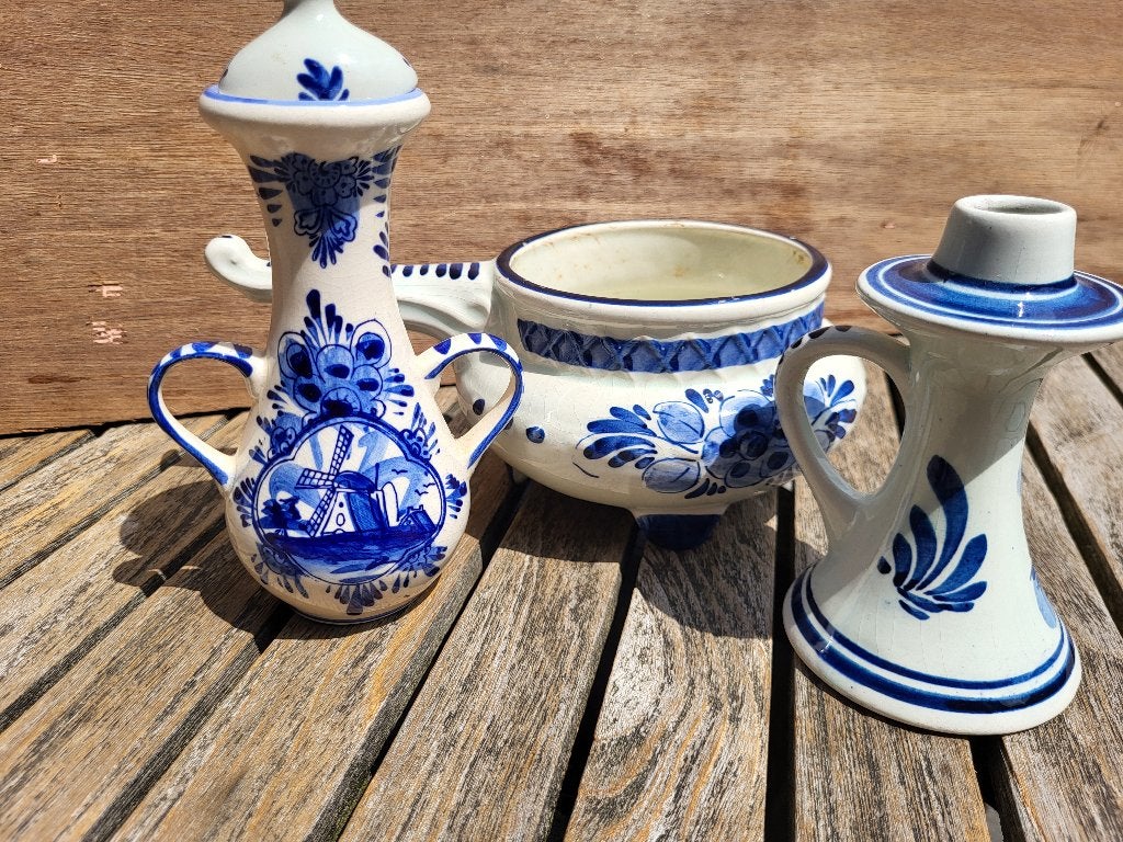mooie Delfts Blauwe voorwerpen, Ophalen of Verzenden