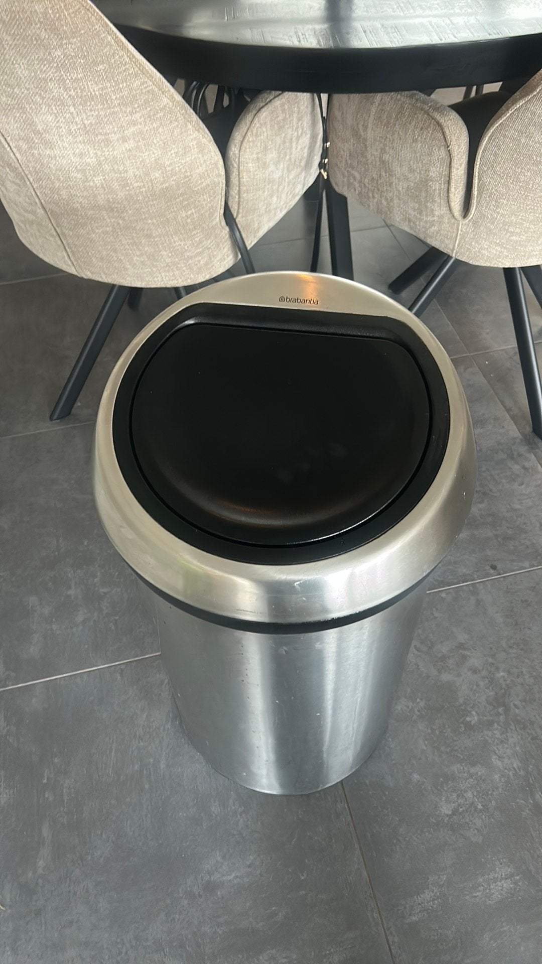Brabantia prullenbak 50/60 liter, Huis en Inrichting, Woonaccessoires | Prullenbakken, 50 tot 75 cm, 40 liter of meer, Ophalen of Verzenden