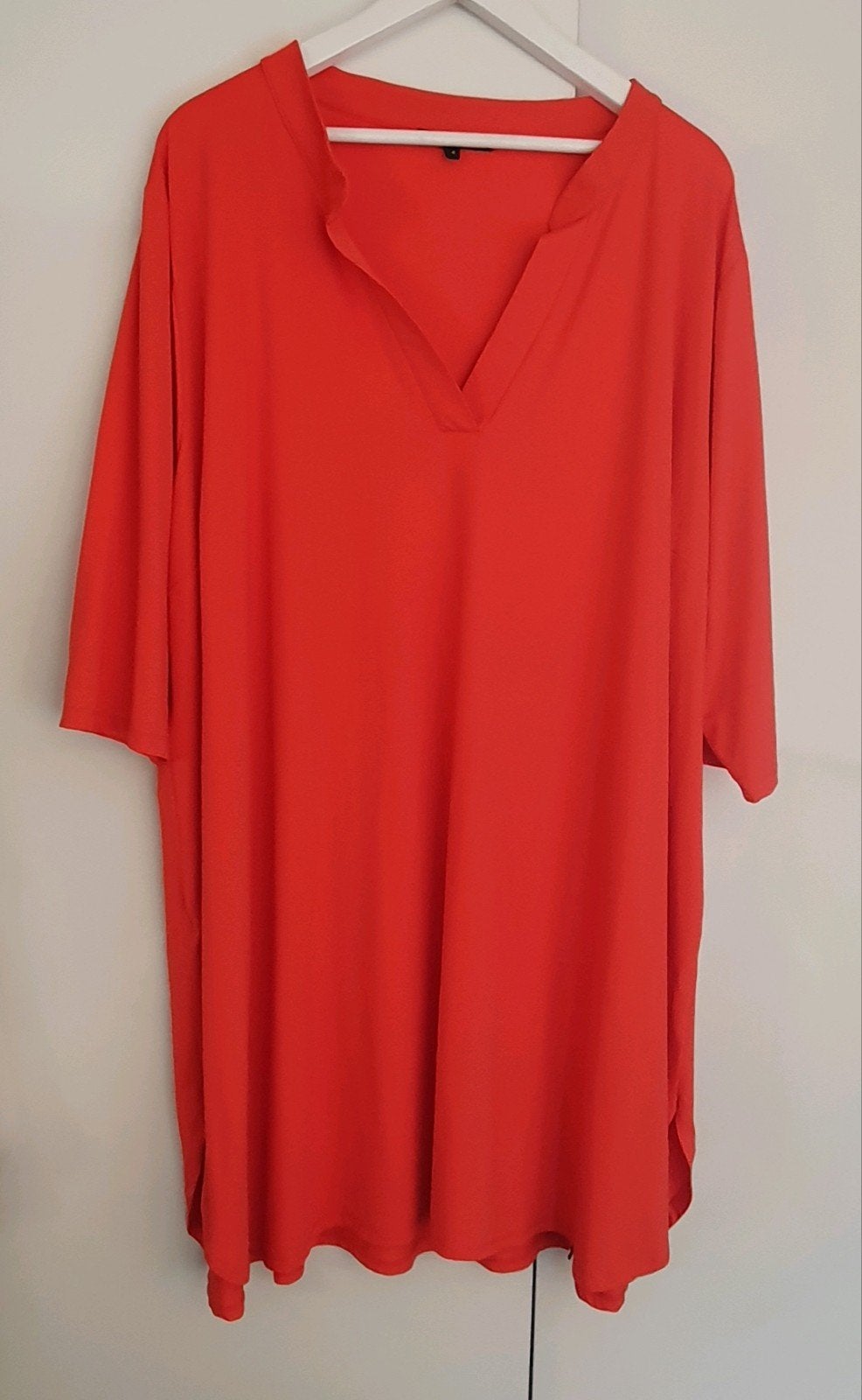 Twister Tuniek Maat 4 (52/54) Koraal Travelstof Z.G.A.N., Twister, Ophalen of Verzenden, Zo goed als nieuw, Oranje