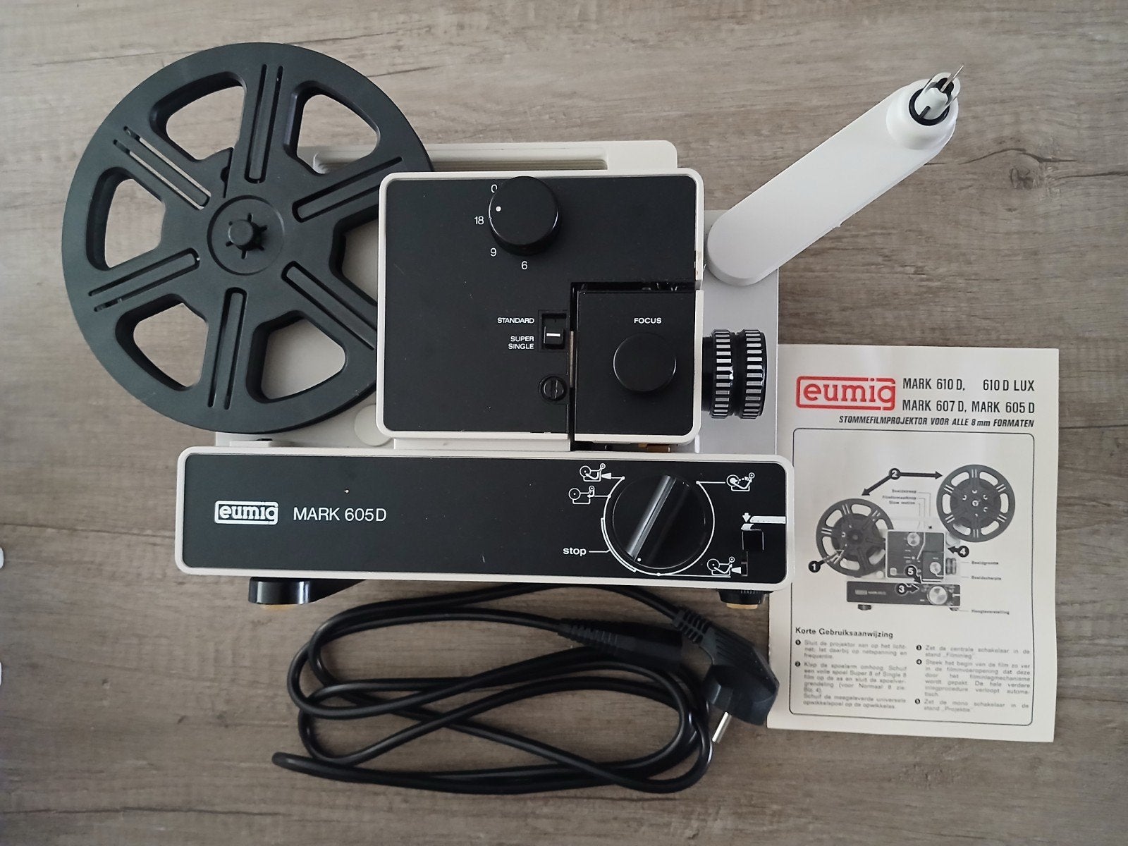 Eumig Mark 605D filmprojector, Ophalen, 1960 tot 1980, Projector