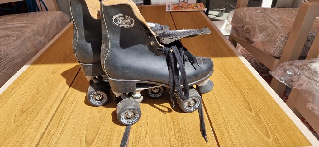 Vintage Roller Skates Maat 40 - Zwart, Ophalen of Verzenden