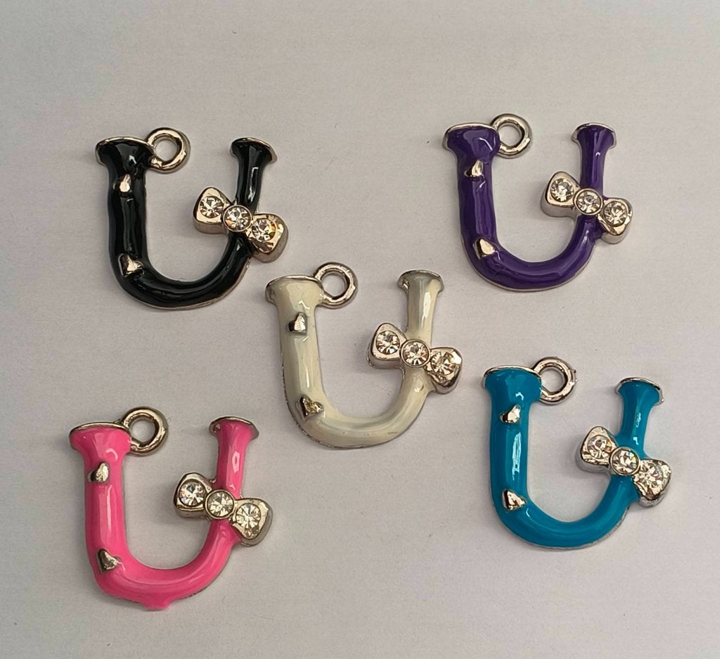 Metalen letter U, Overige thema's, Nieuw, Knutselmateriaal, Meerkleurig