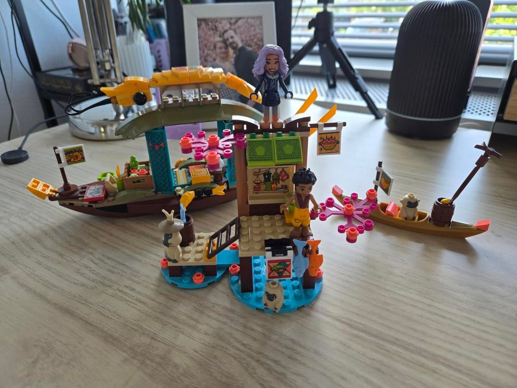 LEGO Disney Raya Boun's Boot - 43185, Gebruikt, Lego, Compleet, Ophalen of Verzenden