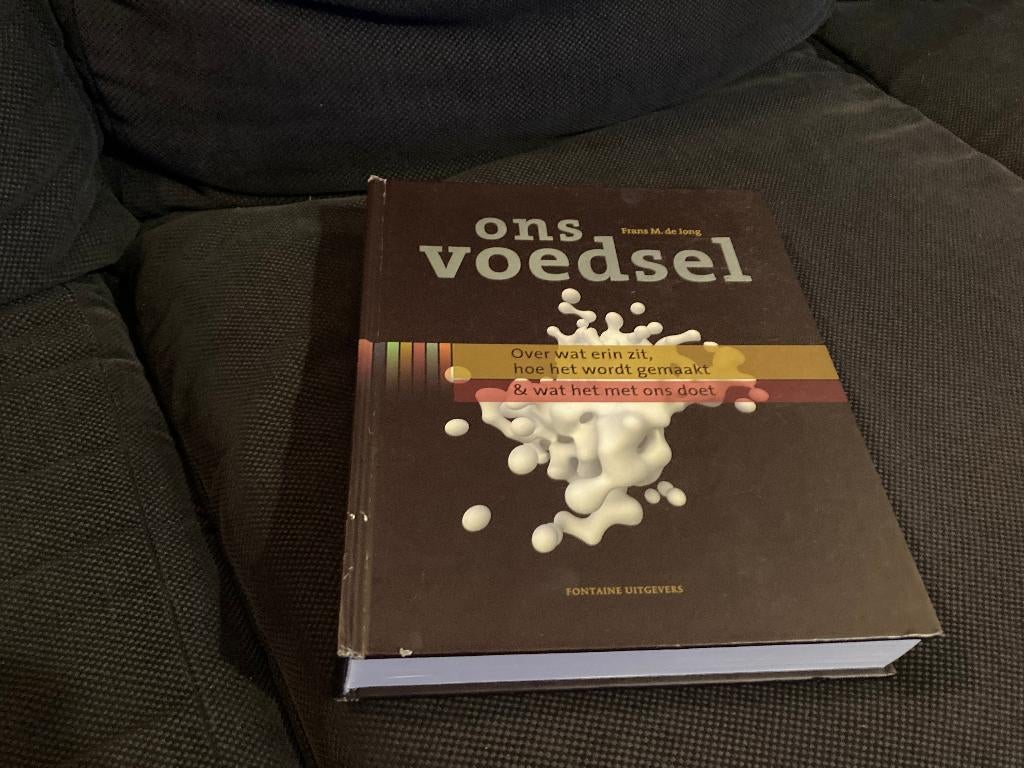 📓 Ons voedsel - Frans M. de Jong, Boeken, Ophalen of Verzenden, Zo goed als nieuw, Gezondheid en Conditie