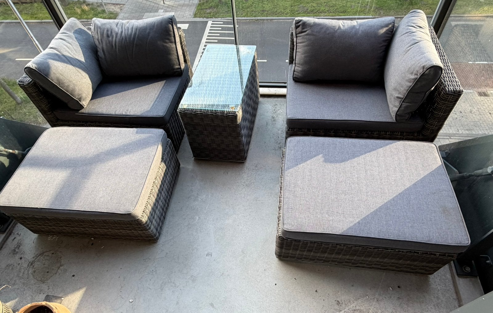 Tuin/ balkonset, Ophalen, Gebruikt, Loungeset