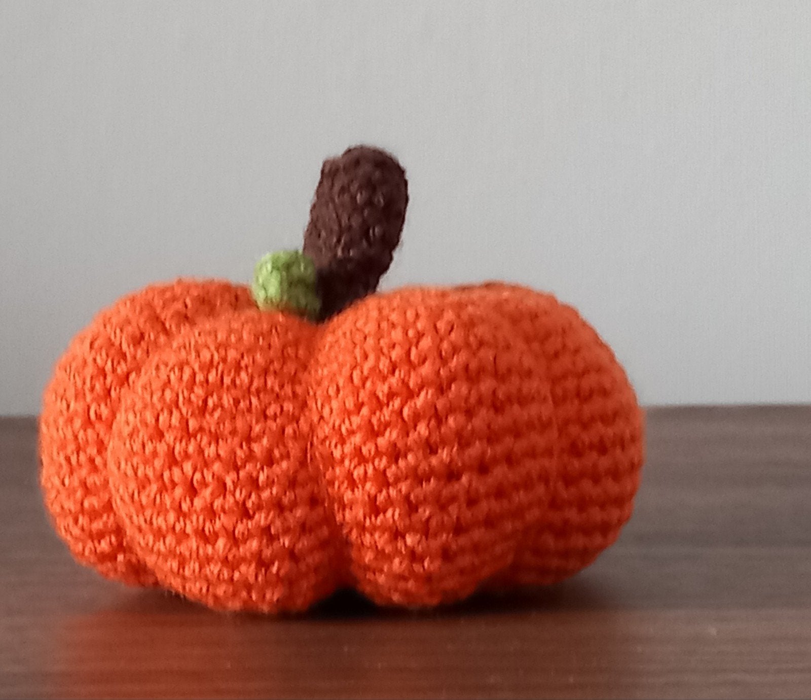 Gehaakte pompoen - Handgemaakte decoratie, Oranje, Textiel, Nieuw, Ophalen of Verzenden