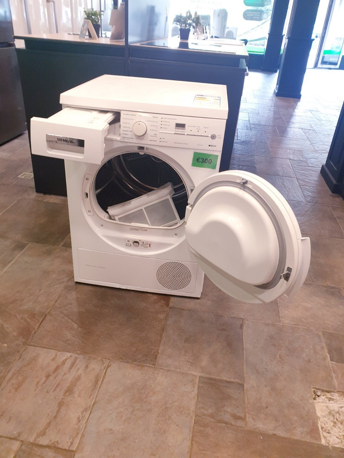 warmtepomp droger Siemens IQ500 7kg A++ inc 1 JAAR garantie✅, Ophalen, 6 tot 8 kg, Anti-kreukfase, Overige typen
