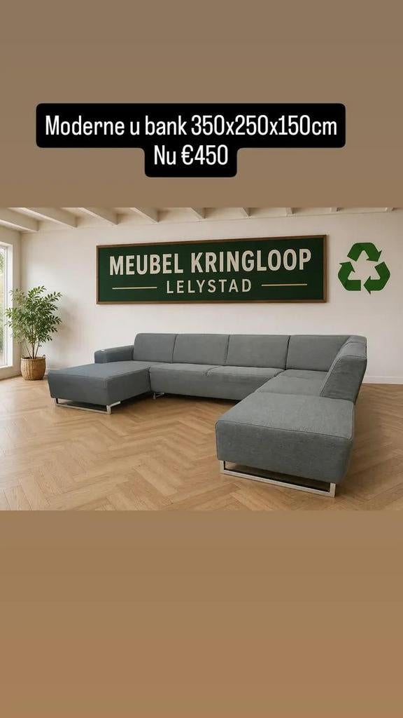 Banken sale meubel kringloop Lelystad, ., Ophalen of Verzenden, Zo goed als nieuw, .
