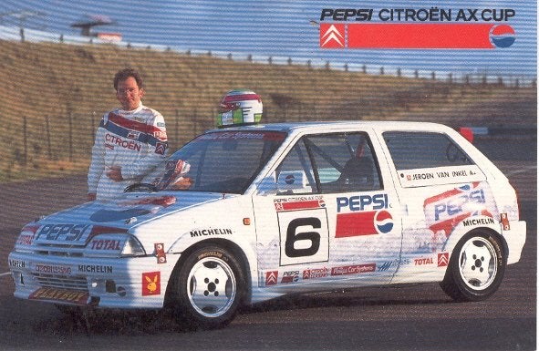 Sticker Citroën AX Cup, 1991 (10x15 cm.), Ophalen of Verzenden, Nieuw, Citroën