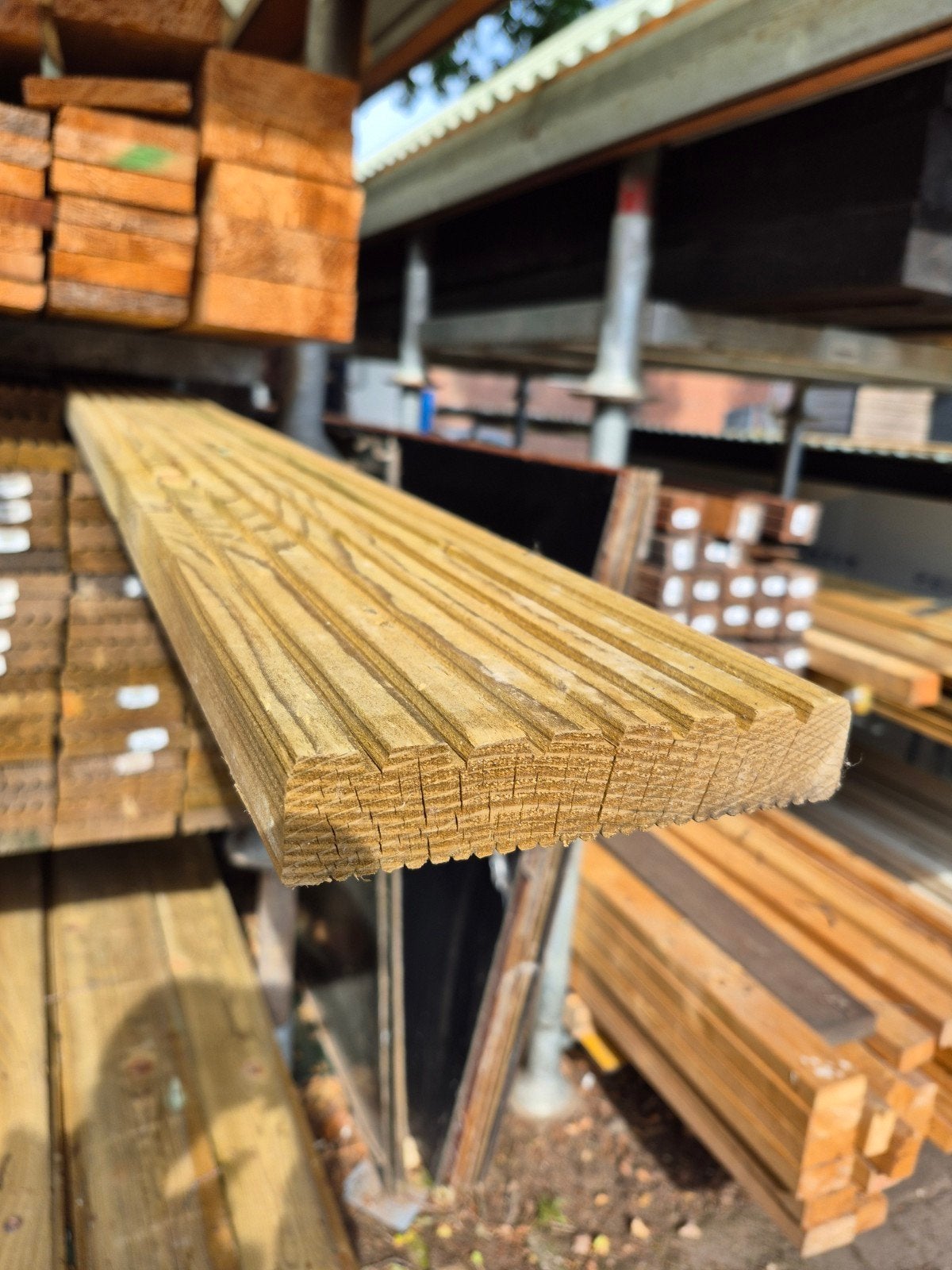28x145mm Vlonderplank vuren geïmpregneerd 180cm AANBIEDING!, Ophalen, ., Nieuw, .