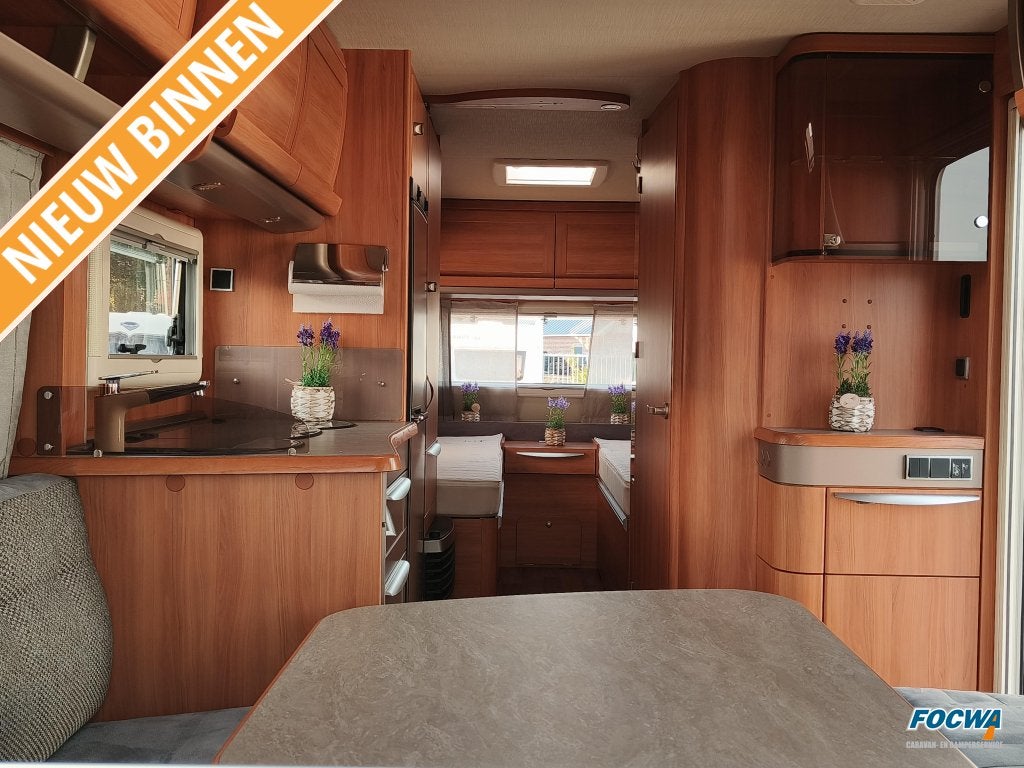 Eriba Nova 530 SL Mover 2 Enkele Bedden Zit, Caravans en Kamperen, Caravans, Rondzit, Bedrijf, 5 tot 6 meter, Eriba