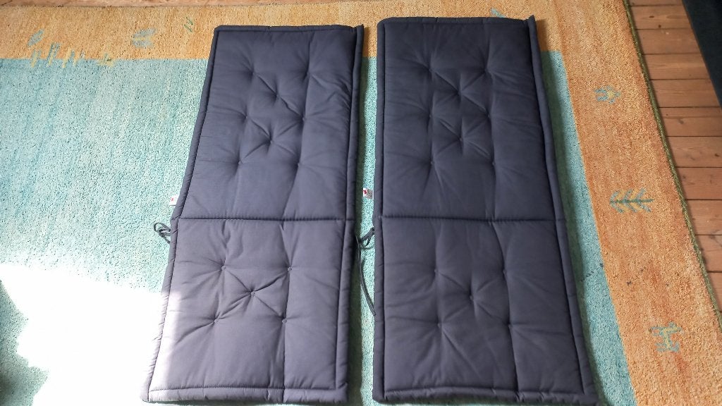2 tuinstoelkussens, Tuin en Terras, Tuinmeubel-accessoires, Ophalen of Verzenden, Zo goed als nieuw
