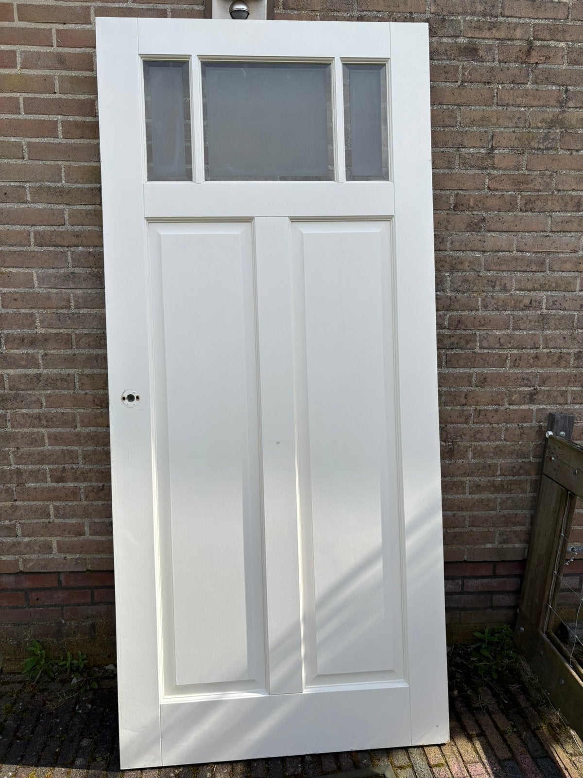 Paneeldeur 211,5x93 opdek, Doe-het-zelf en Verbouw, Deuren en Horren, Ophalen, Gebruikt, 80 tot 100 cm, Binnendeur
