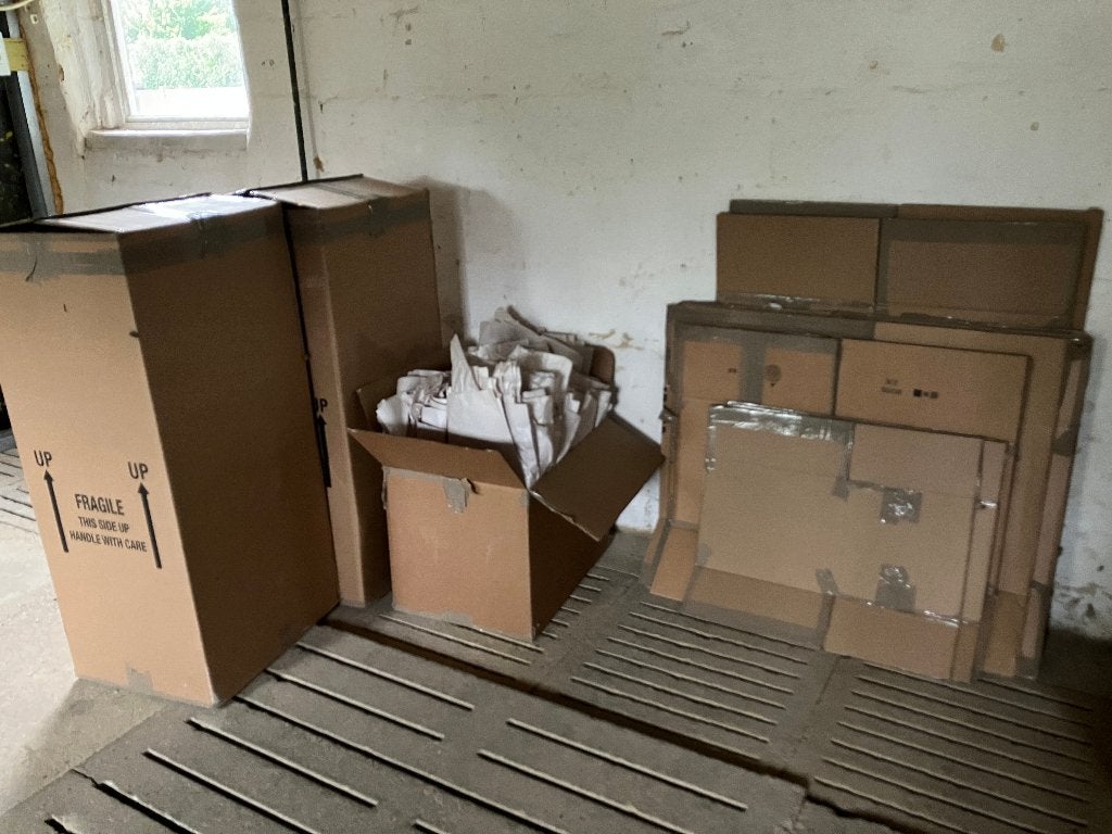 Verhuisdozen incl inpakpapier, Ophalen, Opvouwbaar, Minder dan 35 cm, Minder dan 50 cm