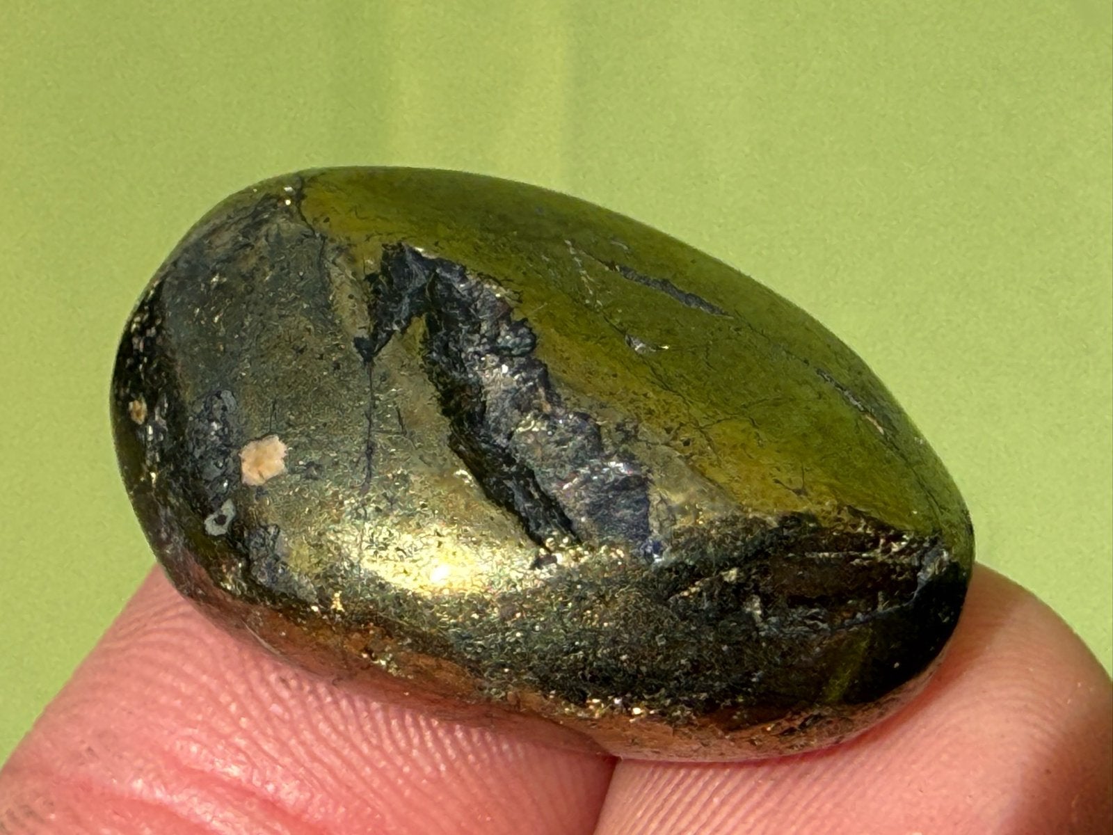 Chalcopyriet uit Peru broekzaksteen mineralen, Ophalen of Verzenden, Mineraal