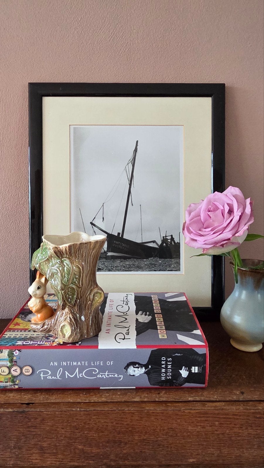 Vintage Hornsea Fauna Engeland Vaas Konijn Model 55, Ophalen of Verzenden