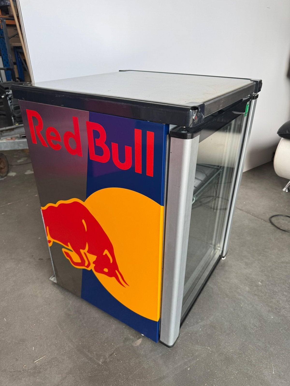 RedBull glasdeur koelkast RVS Horeca model 80 cm hoog, Witgoed en Apparatuur, Koelkasten en IJskasten, Zonder vriesvak, Minder dan 85 cm
