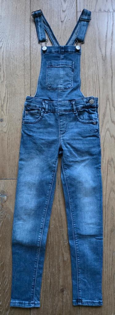 Stoere spijker tuinbroek voor meisjes - Blue Ridge maat 134, Ophalen of Verzenden, Gebruikt, Blue Ridge, Meisje