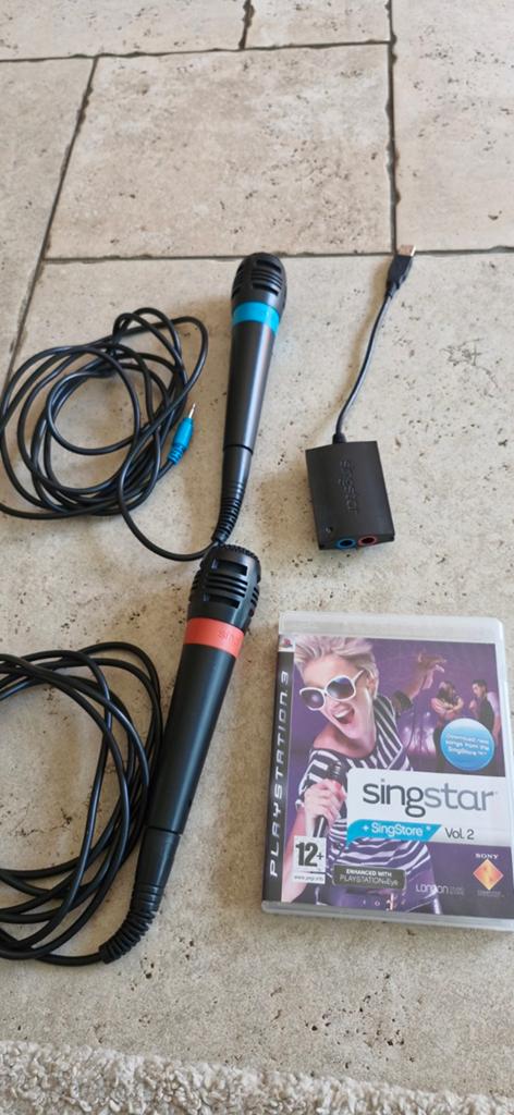 Singstar Vol. 2 PS3 met 2 microfoons, Muziek, Gebruikt, 2 spelers, Ophalen of Verzenden