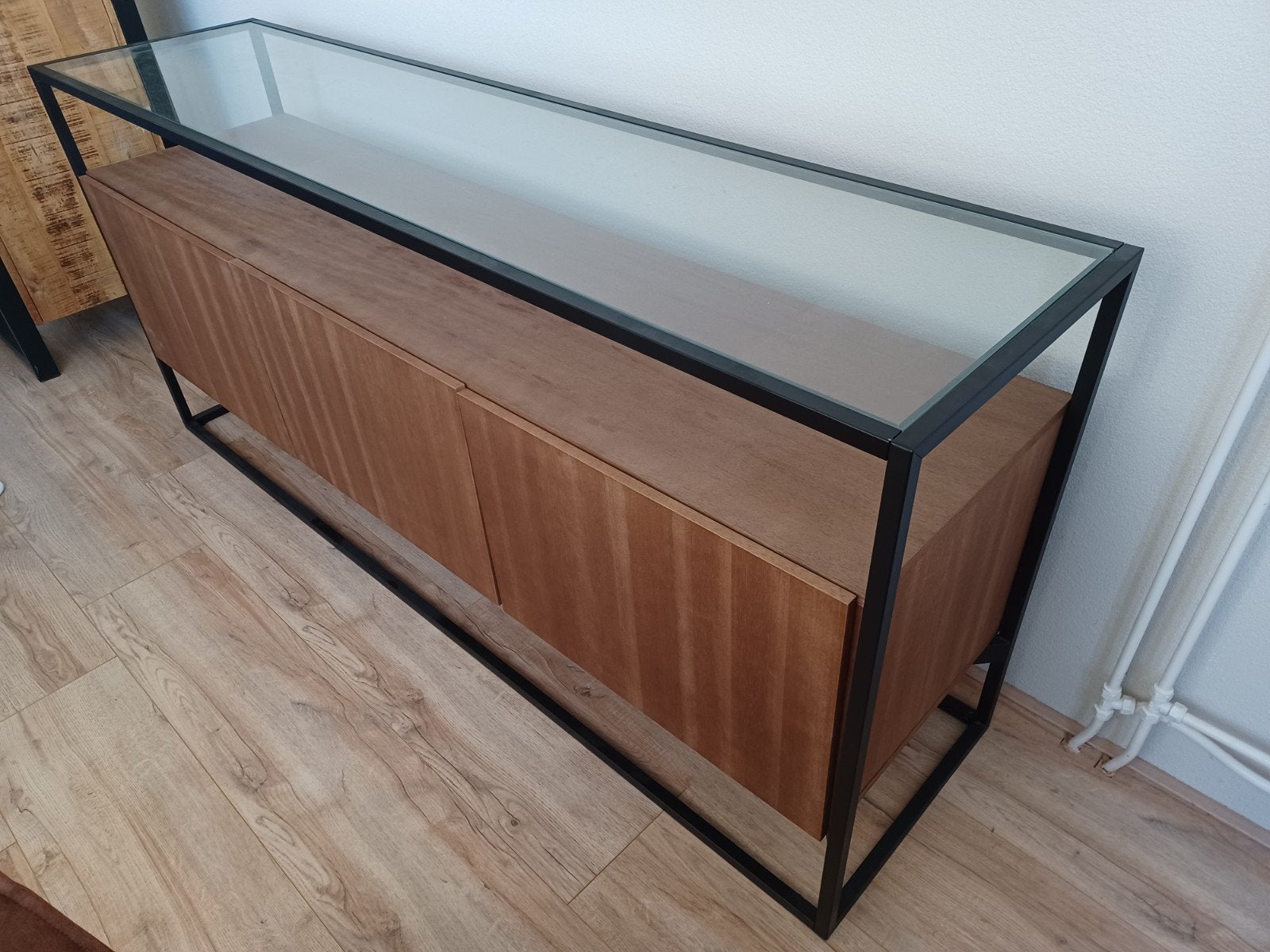 tv meubel industriele look, Ophalen, Zo goed als nieuw, Minder dan 50 cm
