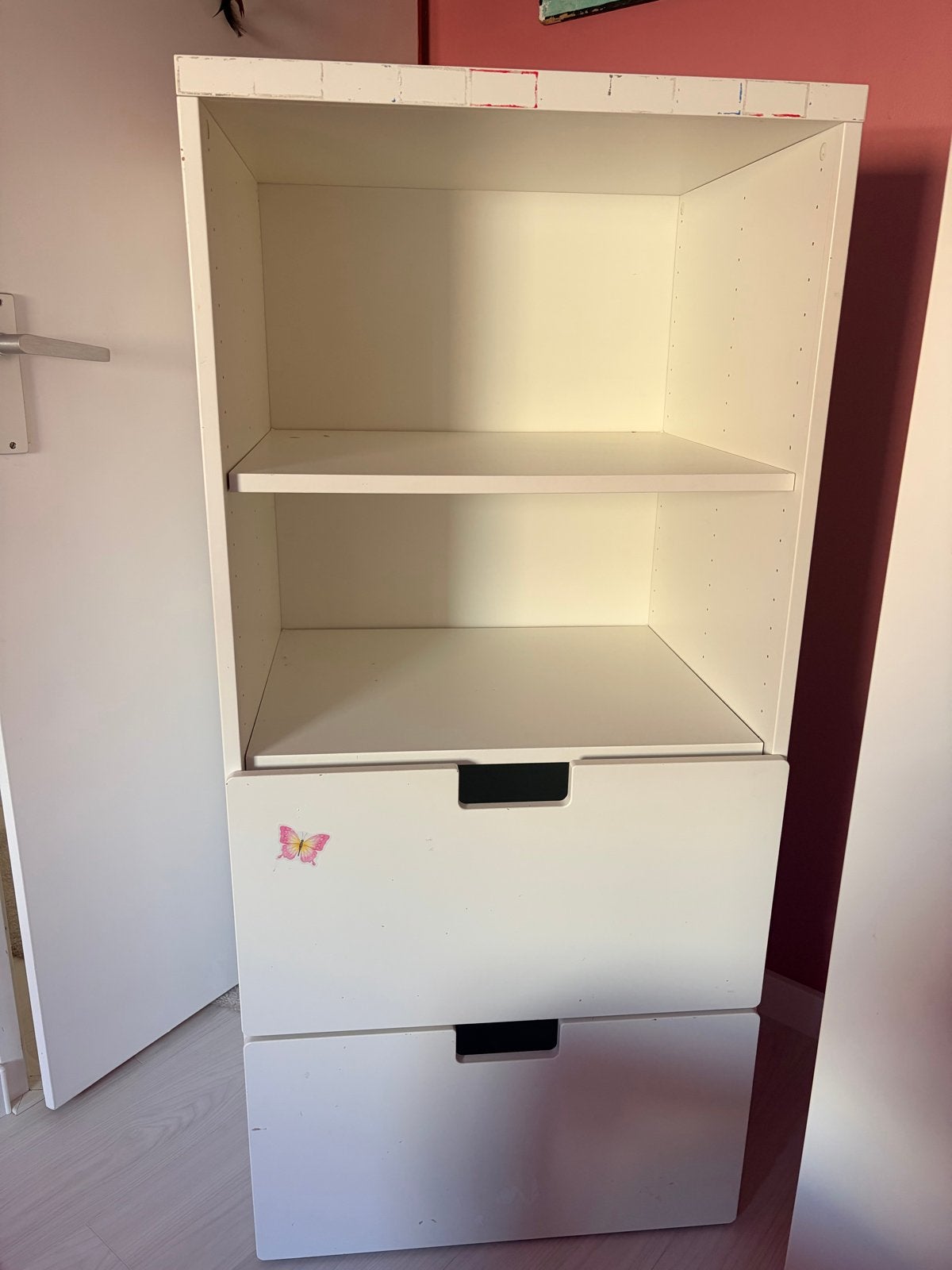 Ikea kast Stuva/SMÅSTAD, Ophalen, Gebruikt, 1 of 2 laden, 100 tot 150 cm
