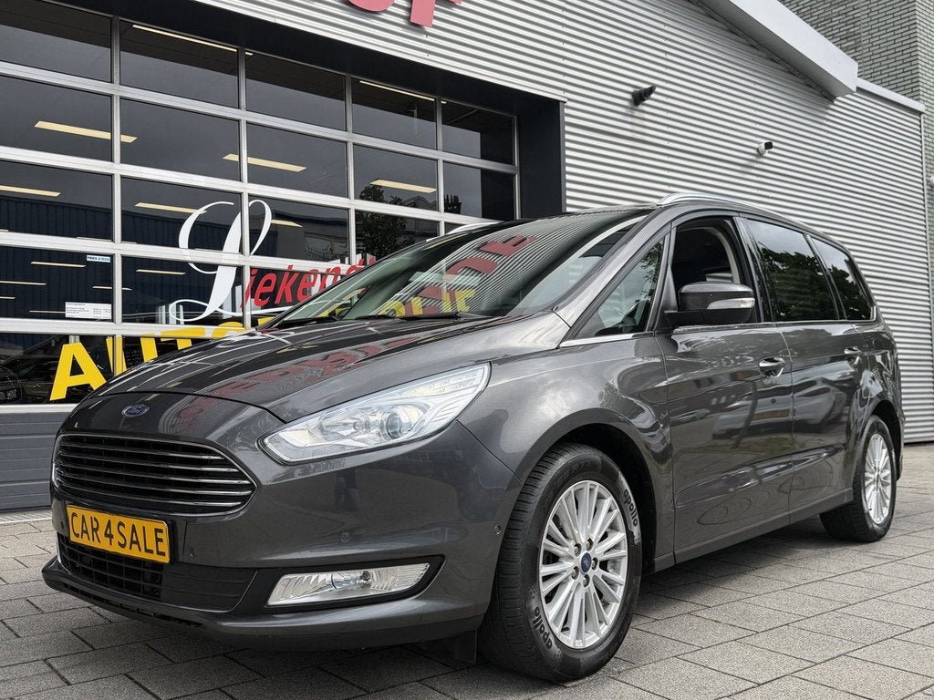 Ford Galaxy 1.5 EcoBoost Titanium - 7 Personen - Navigatie I, Auto's, Ford, Voorwielaandrijving, Stof, Zwart, 4 cilinders