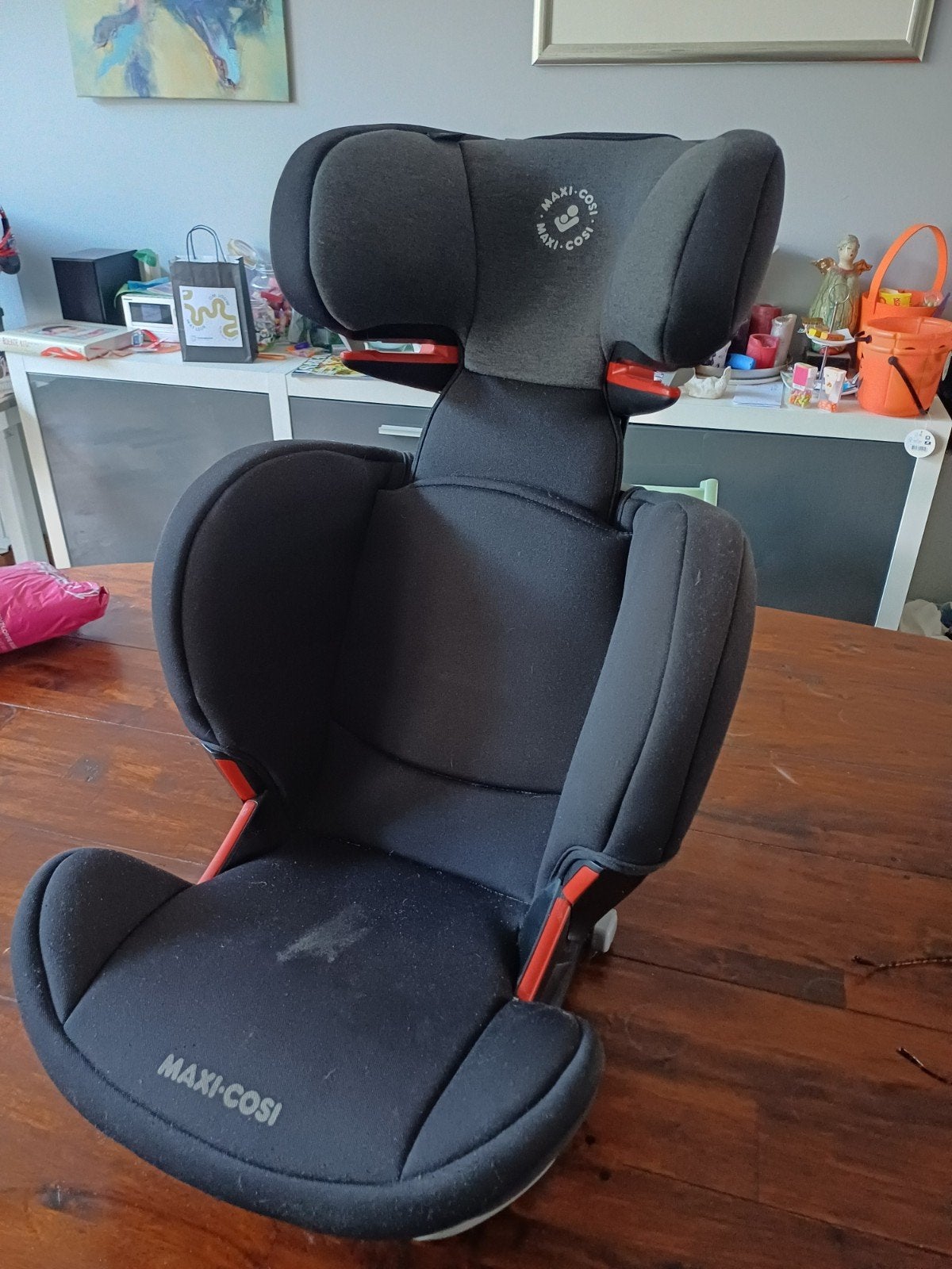 Maxi-Cosi RodiFix autostoel - Zwart, Ophalen, Autogordel of Isofix, Gebruikt, 15 t/m 36 kg