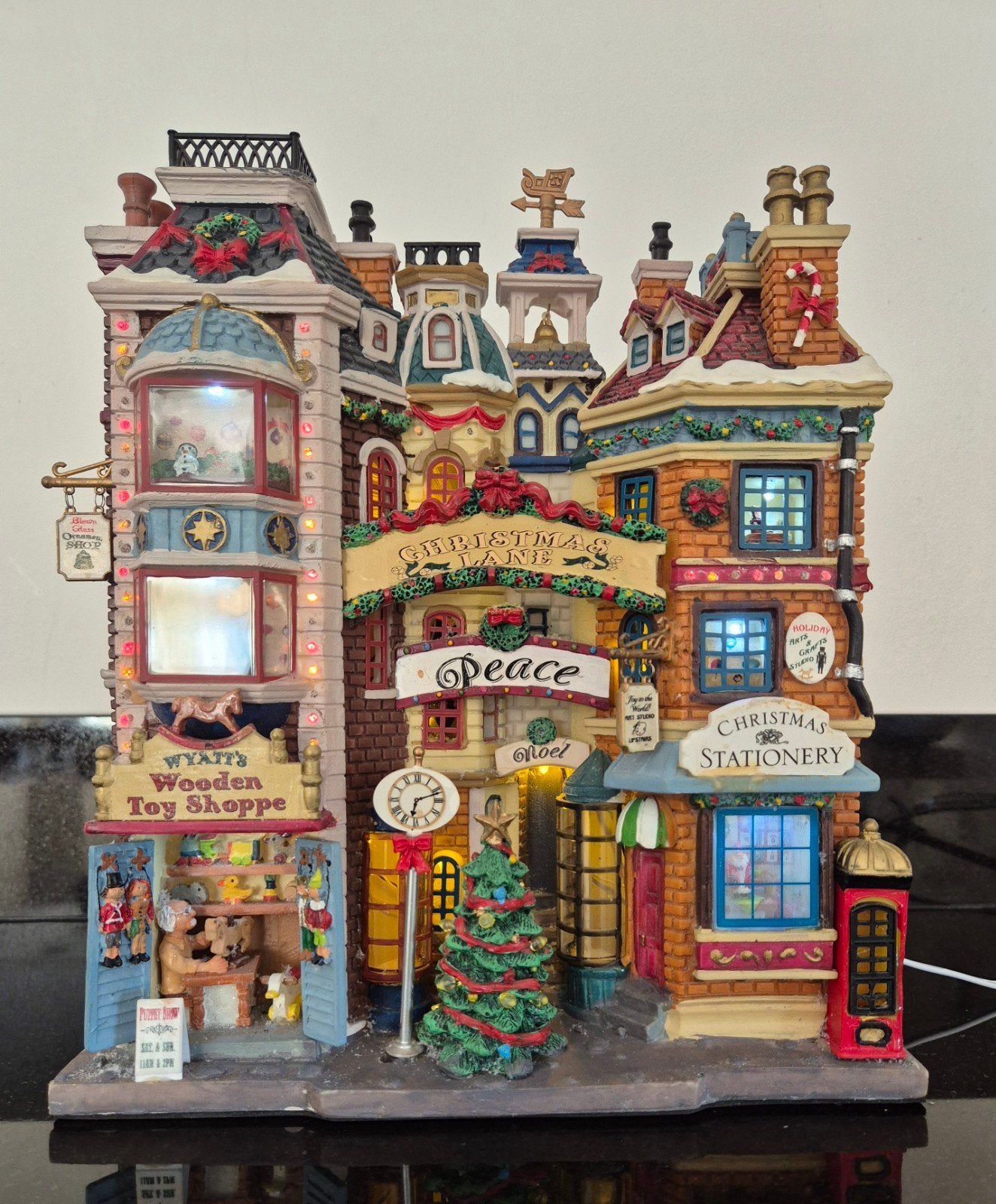 Lemax facade Christmas lane, Diversen, Ophalen, Zo goed als nieuw