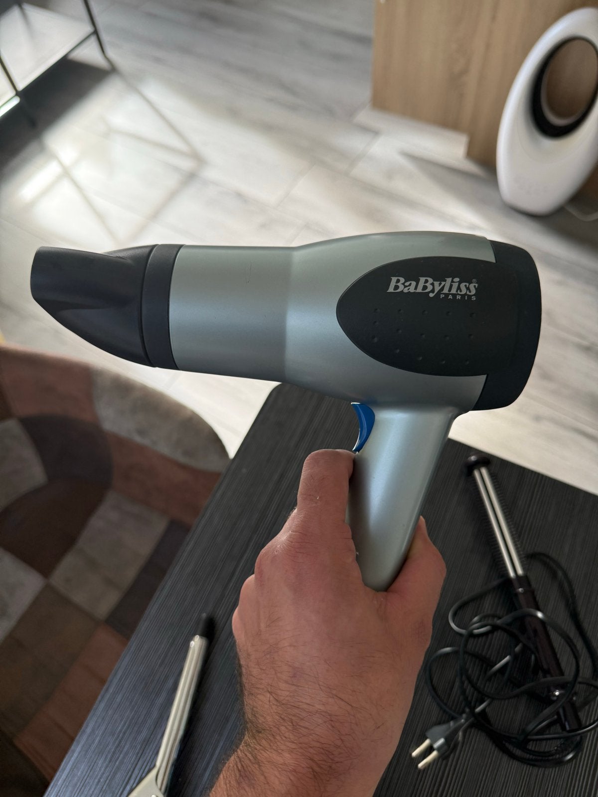BaByliss Föhn & 2 Stylingtools (Krultang + Warmteborstel), Ophalen of Verzenden, Gebruikt, Haarverzorging