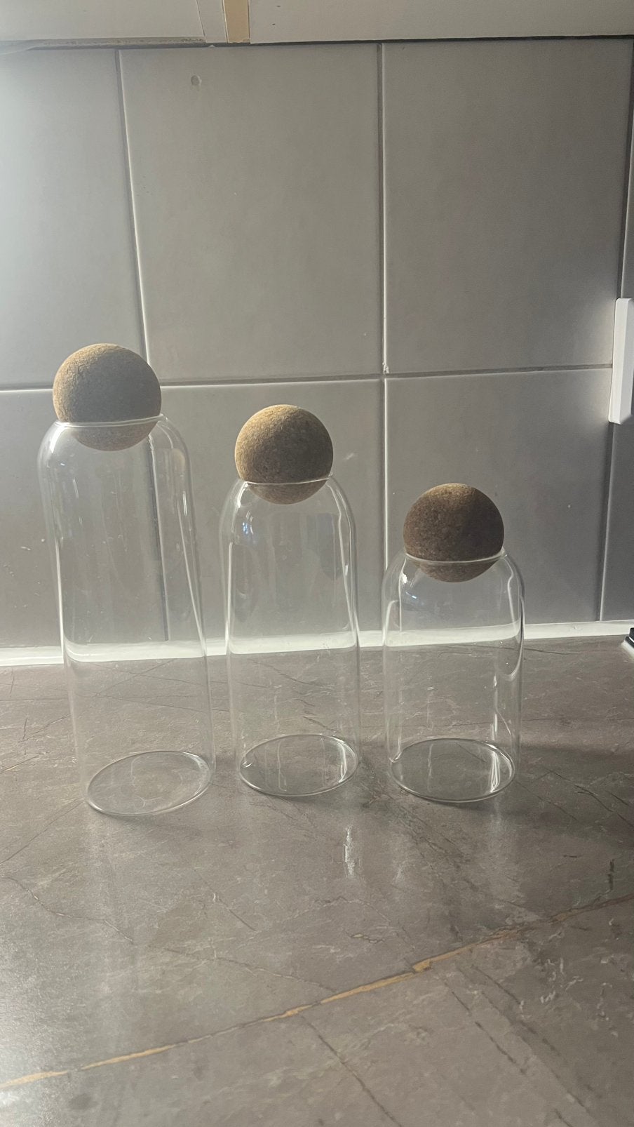 Voorraadpotten, Ophalen, Zo goed als nieuw, Glas, Minder dan 5 flessen