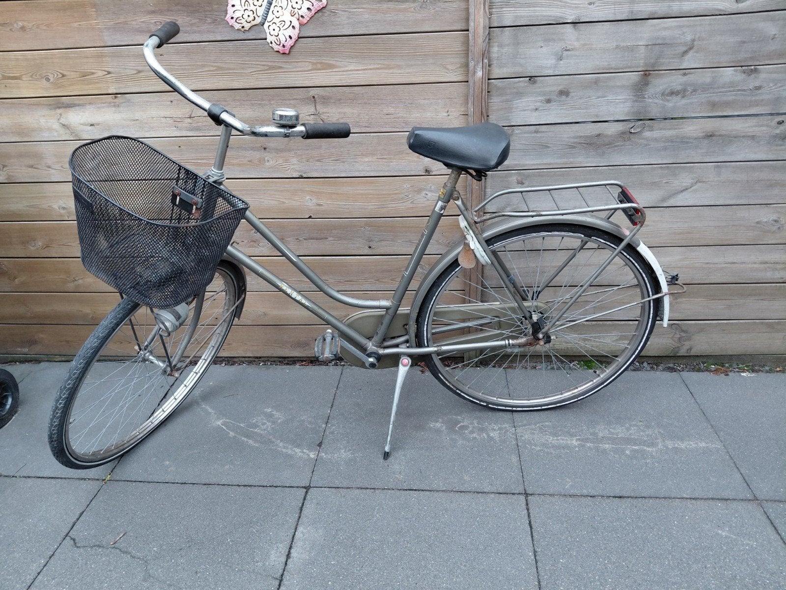 Stationsfiets met terugtraprem en ringslot, Fietsen en Brommers, Ophalen of Verzenden, Gebruikt, Terugtraprem, Overige merken