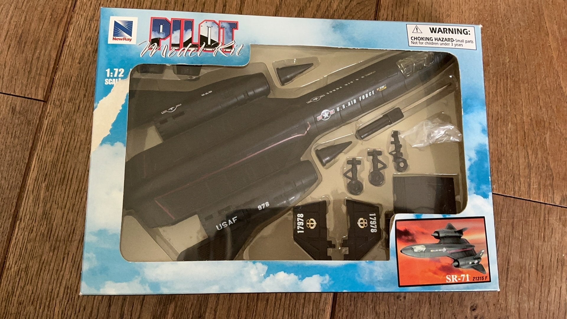 NewRay SR-71 Blackbird Model Kit 1:72, Overige merken, 1:72 tot 1:144, Nieuw, Ophalen of Verzenden