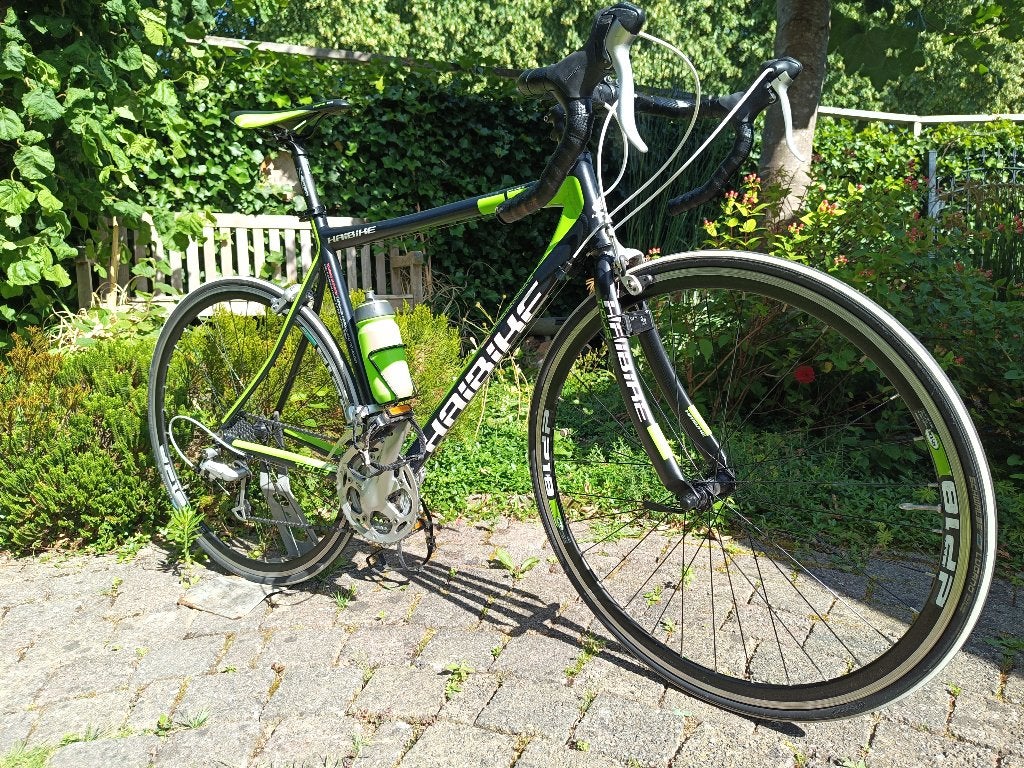Degelijke Hibike racefiets Maat 54 – Ideaal voor beginner!  , Fietsen en Brommers, Fietsen | Racefietsen, 26 inch, Velgrem, Aluminium