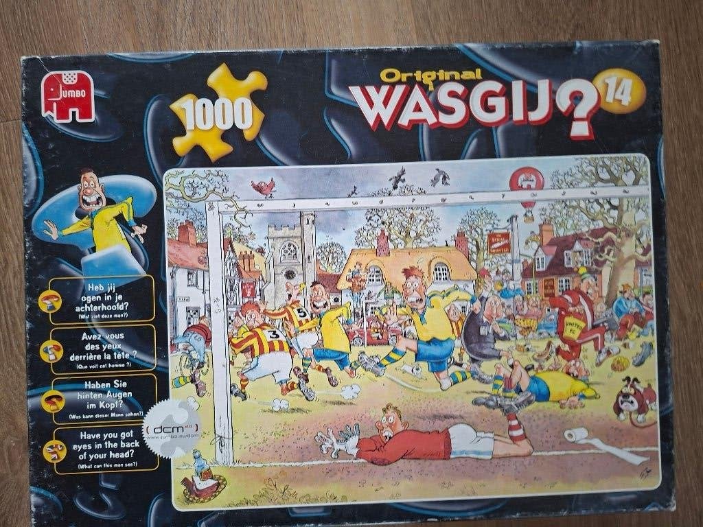 Wasgij original 14 Voetbal, Ophalen of Verzenden, 500 t/m 1500 stukjes, Zo goed als nieuw