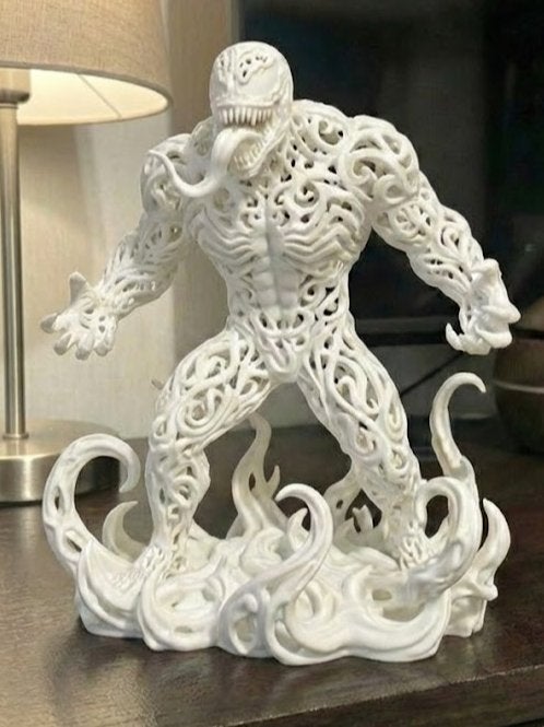 Venom 3D Geprinte Figuur - Gedetailleerd Kunstwerk, C, C, Nieuw, Ophalen of Verzenden