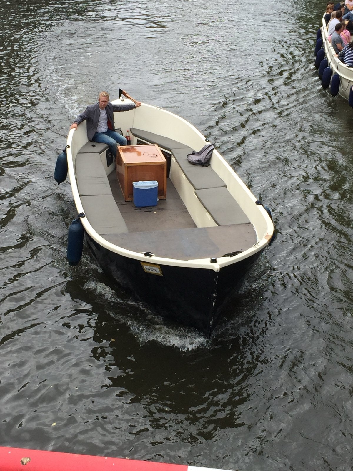 Reddingssloep voor grachten en meren, Gebruikt, Kussenset, Grachtenboot, Ophalen