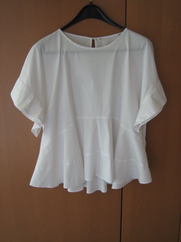 Romantische speelse witte blouse SAMOON XL snazzeys, Kleding | Dames, Verzenden, Wit, Maat 46/48 (XL) of groter, Nieuw