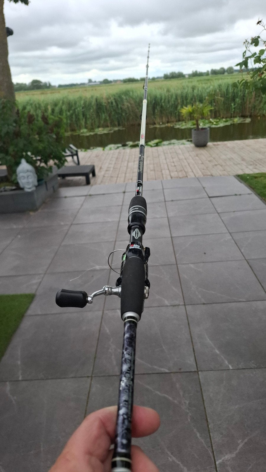 Abu Garcia Fantasista Nano Spinhengel met Shimano Rarenium, Ophalen of Verzenden, Zo goed als nieuw