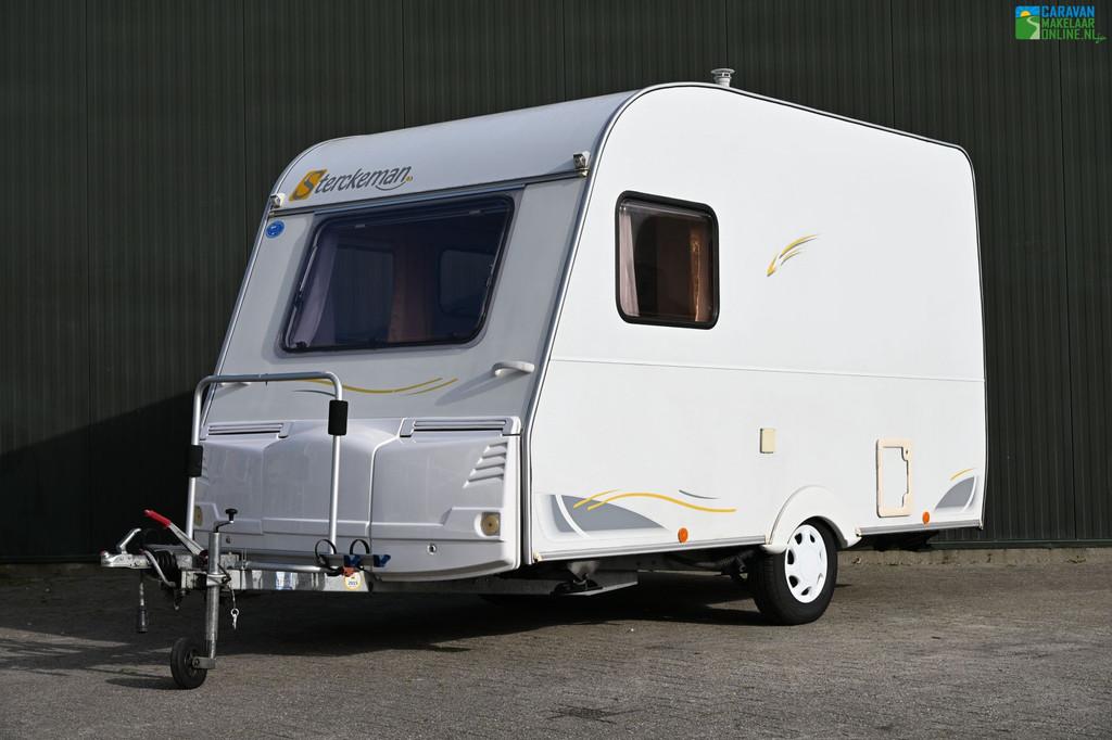 Sterckeman Starlett 370 DD Luifels|Lichtgewicht|stapelbed, Standaardzit, Sterckeman, Dwars-stapelbed, Bedrijf