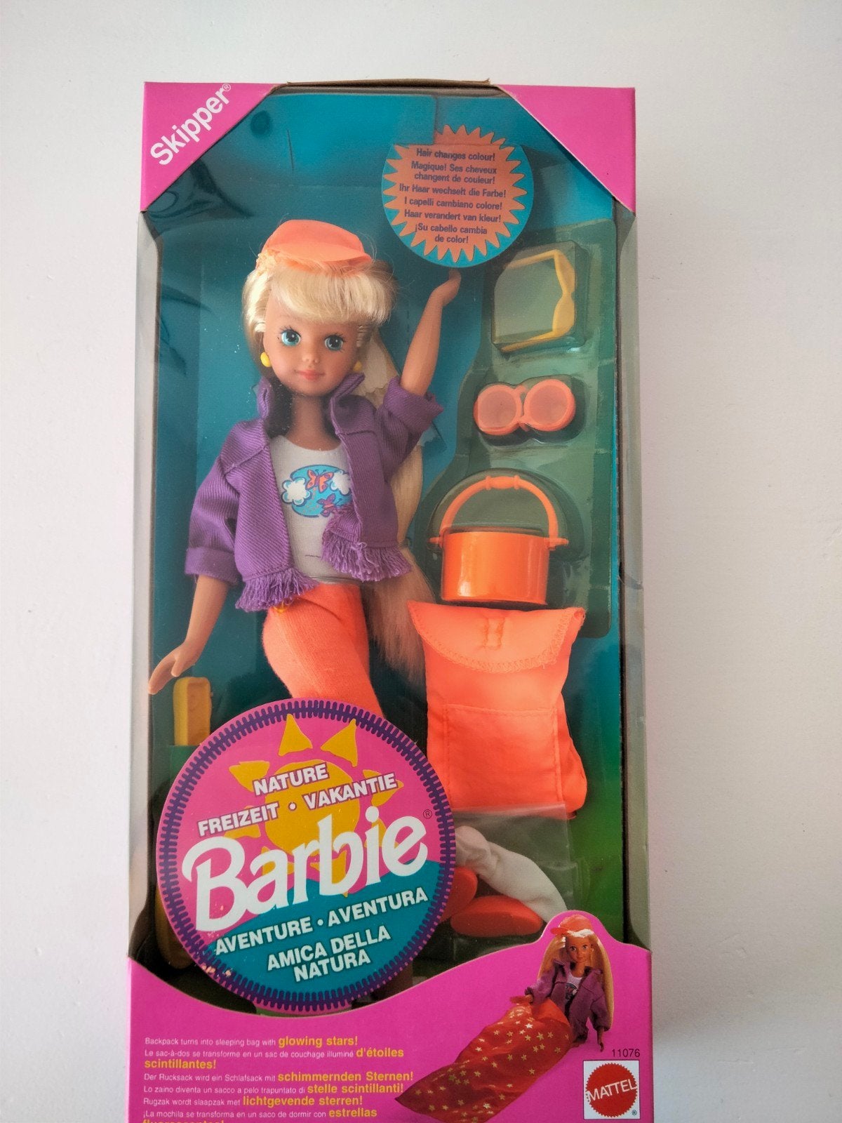 Vintage Barbie camping skipper 1994 NRFB, Verzamelen, Ophalen of Verzenden, Nieuw