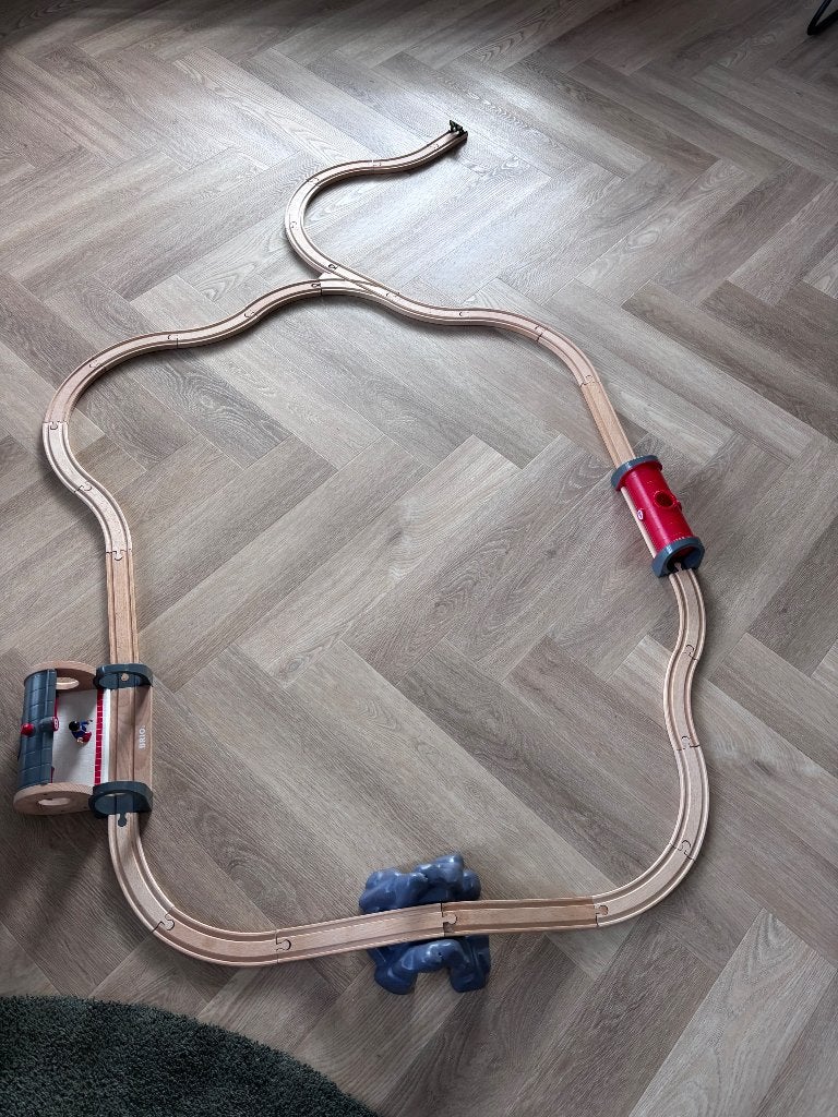 Brio houten treinset, Kinderen en Baby's, Ophalen, Gebruikt