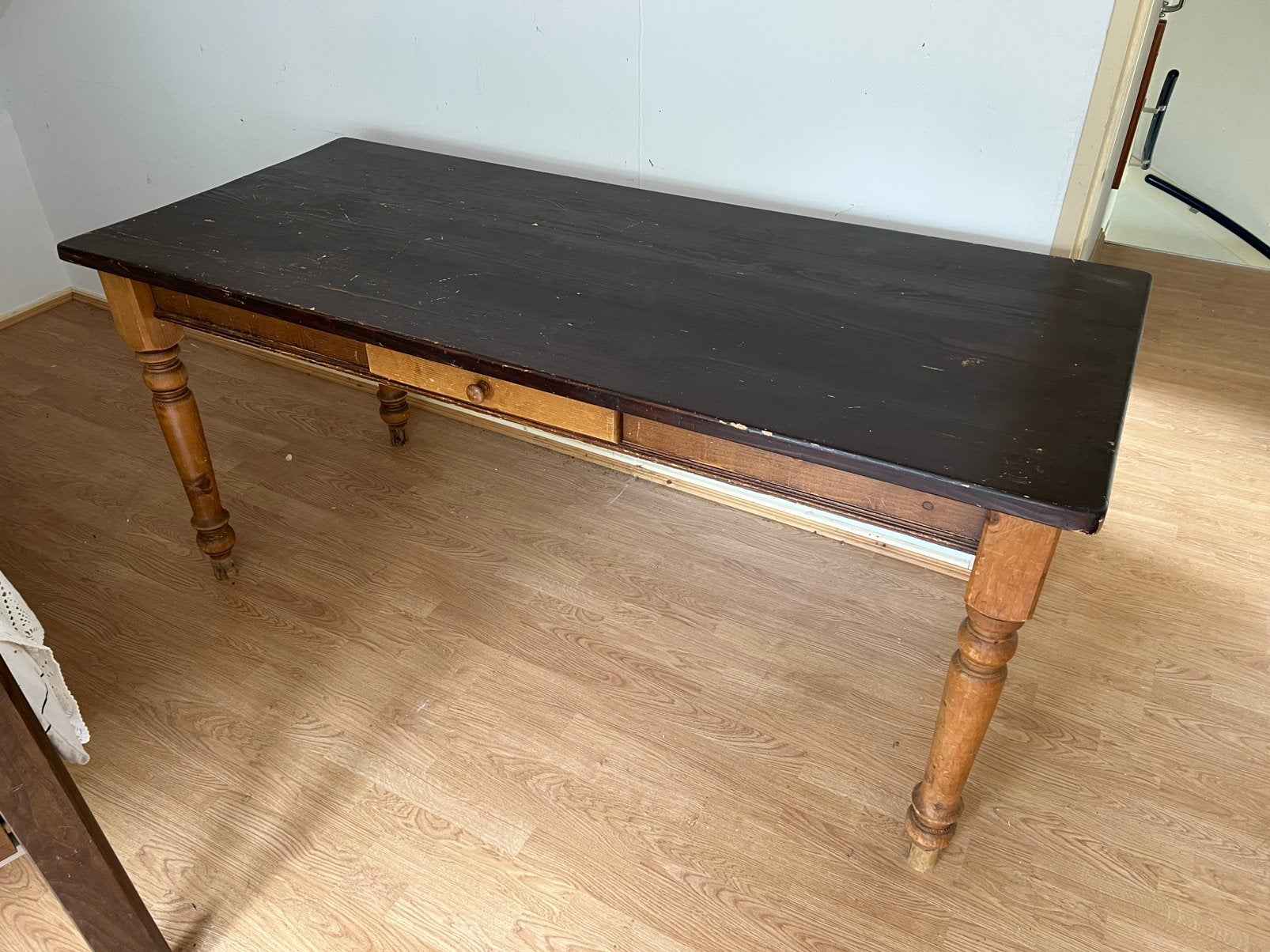 Te Koop : Grenen Eetkamertafel Tafel Hout Export, Ophalen
