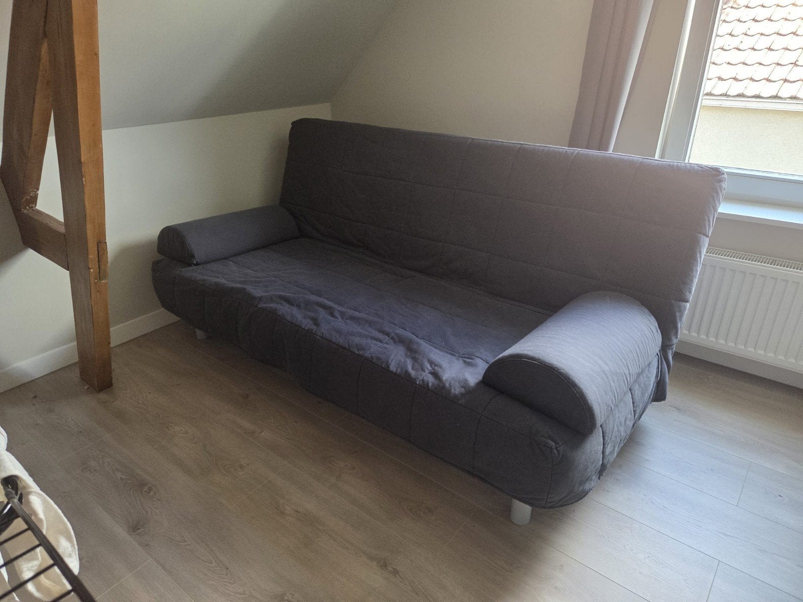 Slaapbank ikea, Ophalen, Zo goed als nieuw, Tweepersoons, 140 cm