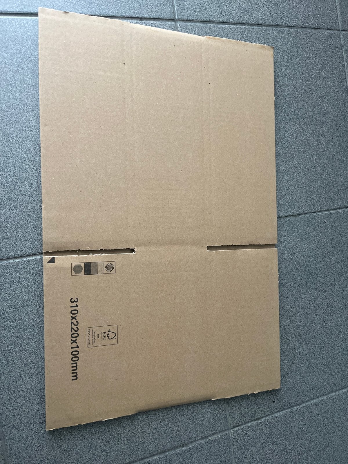 150 Kartonnen dozen 310x220x100mm, Doos, Minder dan 50 cm, Ophalen of Verzenden, Minder dan 40 cm