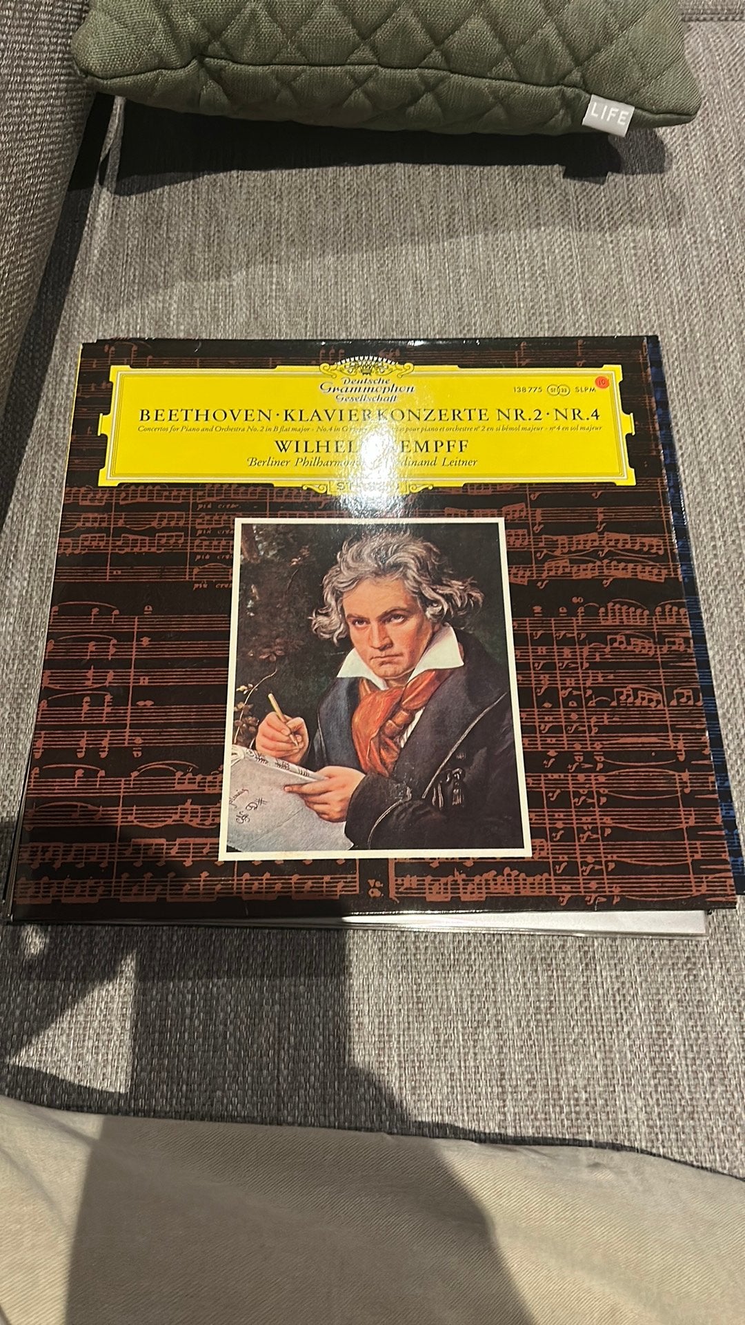 Beethoven: Klavierkonzerte Nr. 2 & 4 - Wilhelm Kempff, Ophalen of Verzenden, Zo goed als nieuw, Romantiek, 12 inch