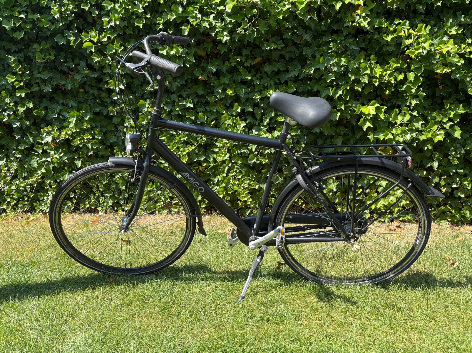 Amigo heren stadsfiets 56 cm, Gebruikt, Versnellingen, Schijfrem, 53 tot 57 cm