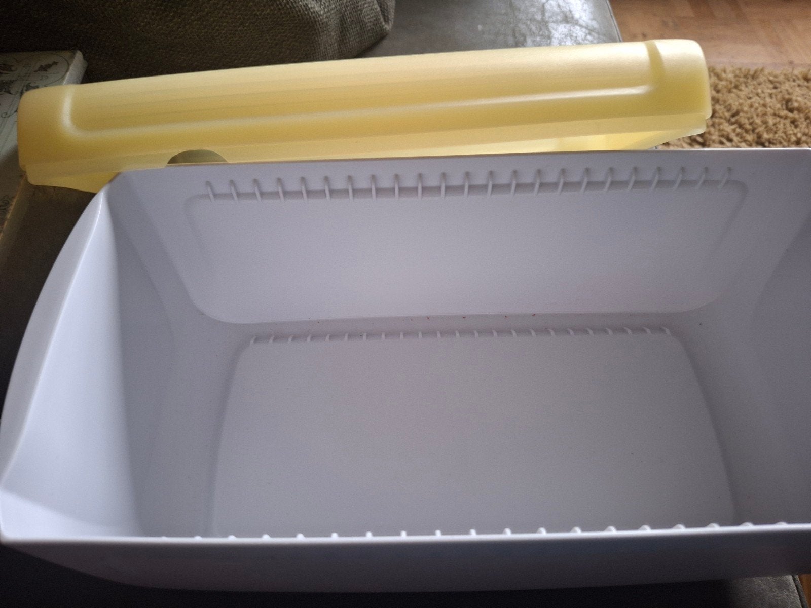Brooddoos Tupperware, Ophalen of Verzenden, Zo goed als nieuw, Geel, Bewaardoos