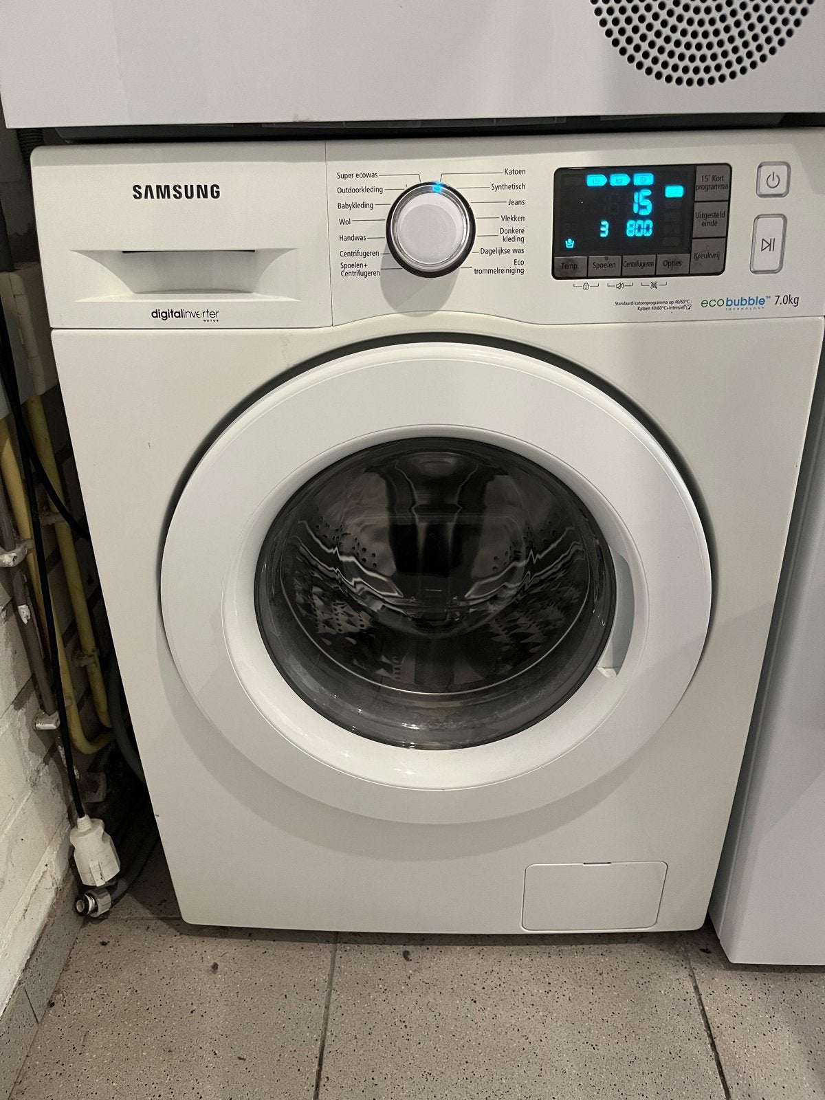 Wasmachine, Ophalen, Handwasprogramma, Zo goed als nieuw, 85 tot 90 cm