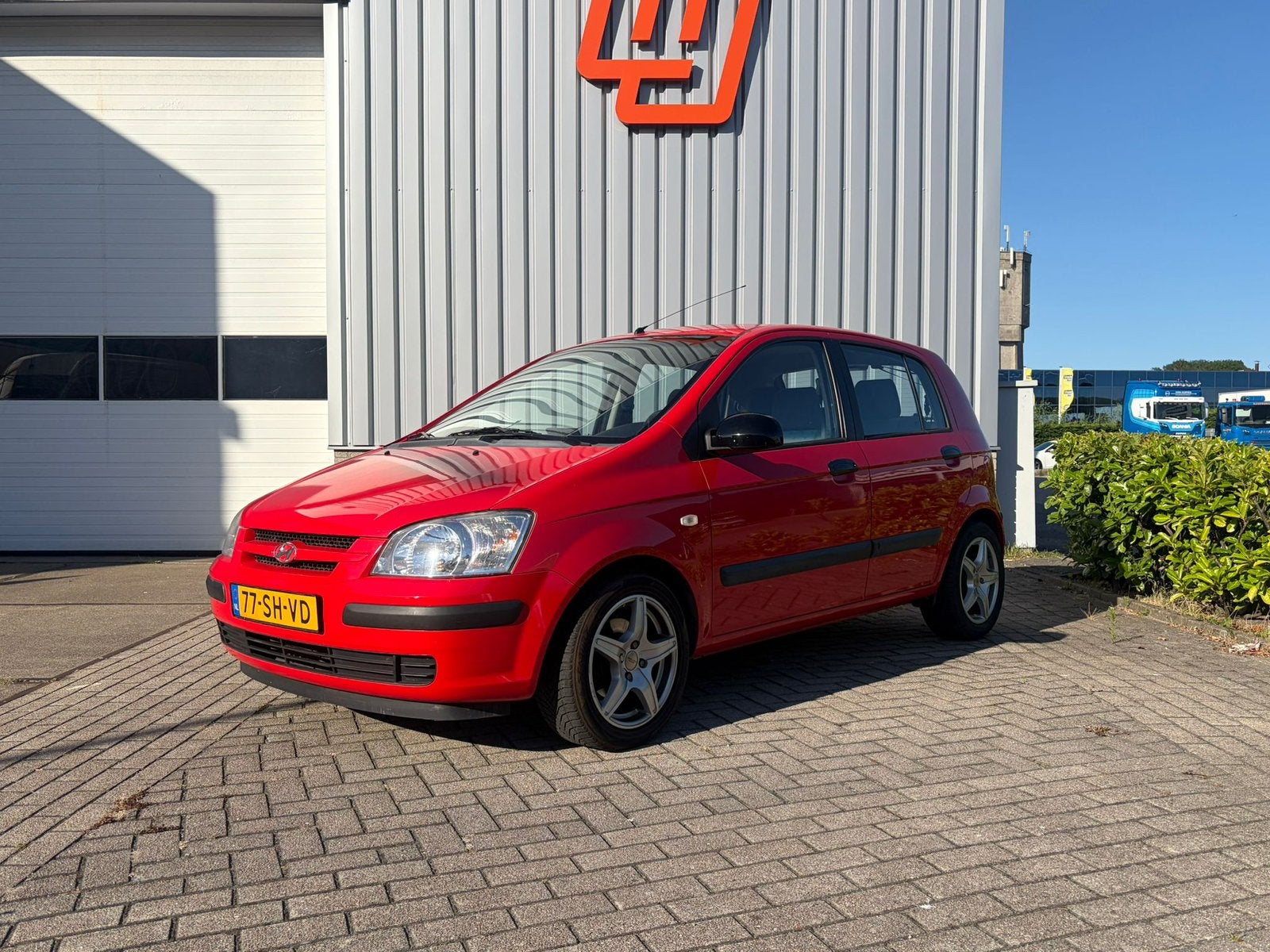 Hyundai Getz 1.3 | Airco | Carplay | Lichtmetaal | Rood, Auto's, Voorwielaandrijving, 40 €/maand, 4 cilinders, Origineel Nederlands