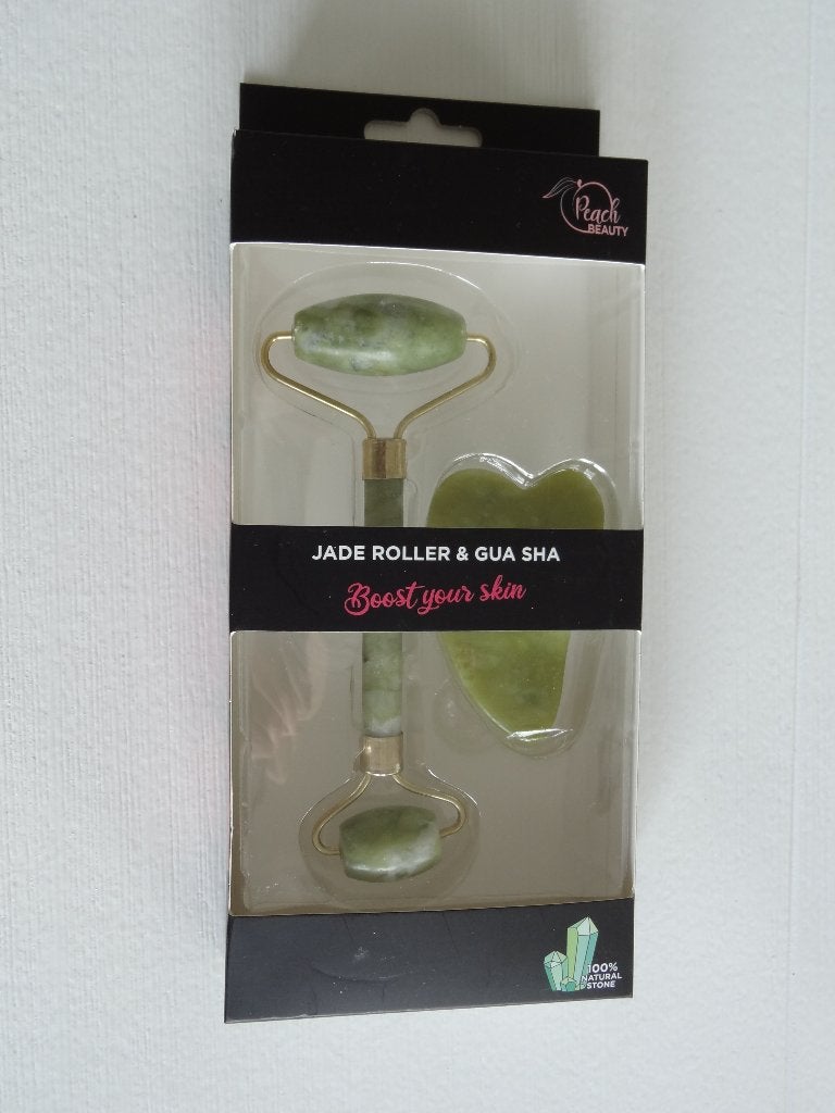 NIEUW! Jade Roller & Gua Sha >Snelle Verzending!<, Ophalen of Verzenden, Nieuw, Gehele gezicht, Verzorging